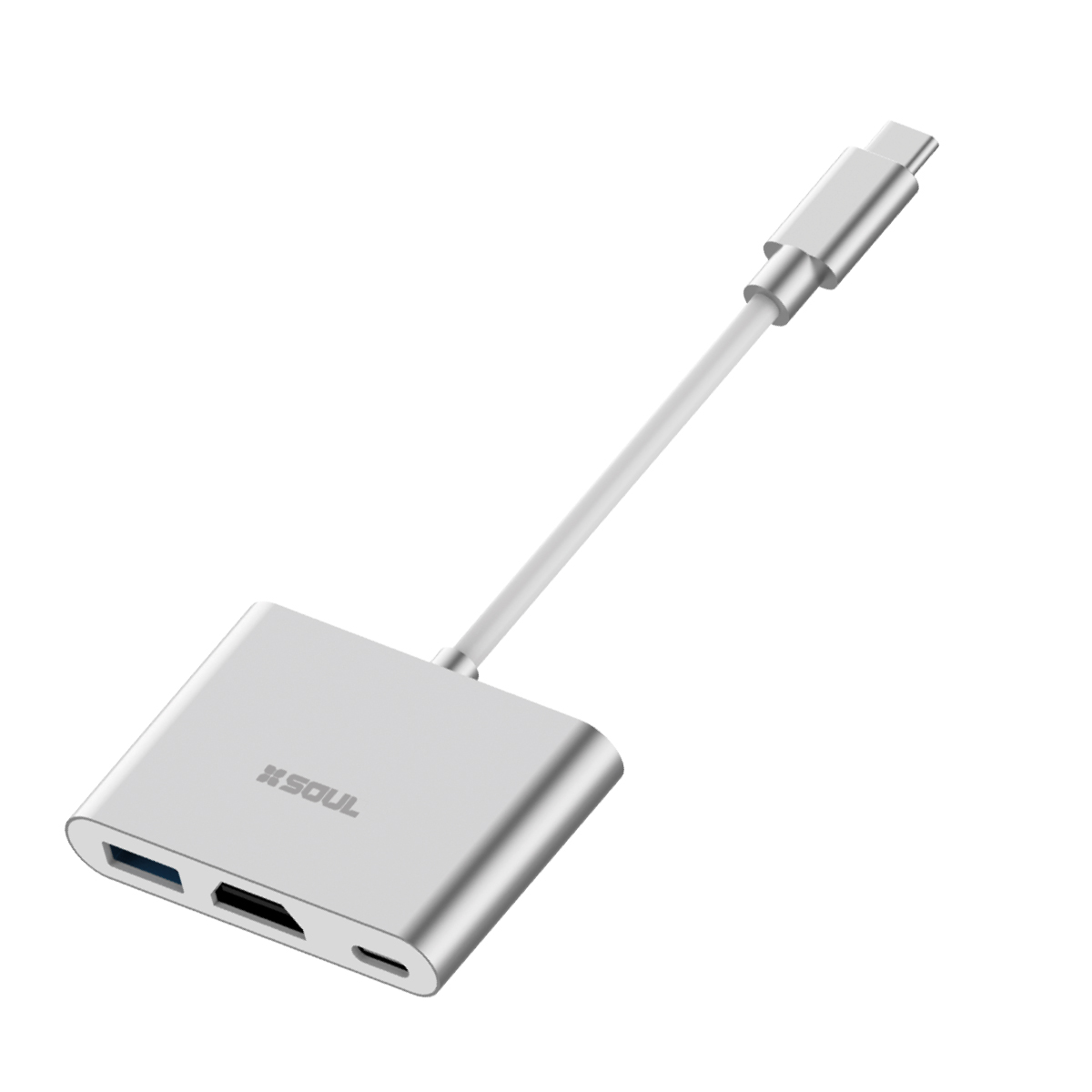 Av. Adaptador 3 en 1 (USB C - USB C+USB A+HDMI)