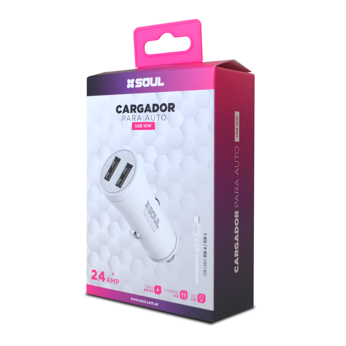 Cargador Auto USB 10W