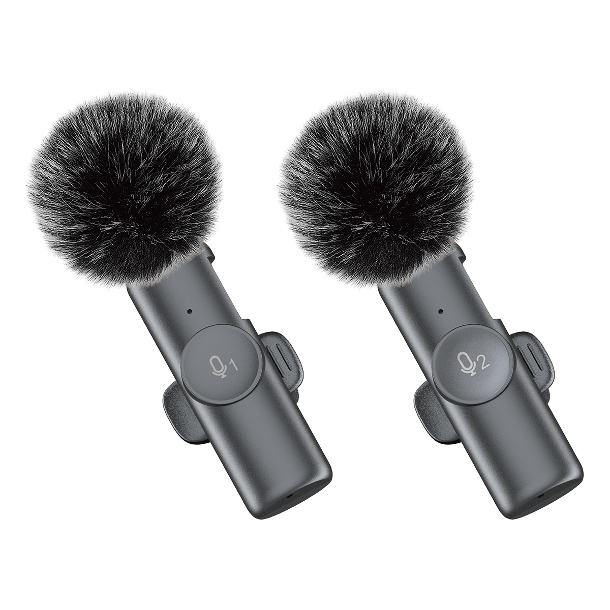 Micrófono Corbatero Furry Dual (Receptor Doble - C+IPH)