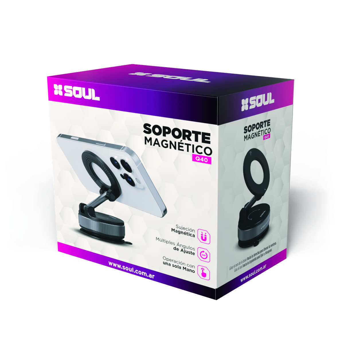 Soporte Magnético Q40