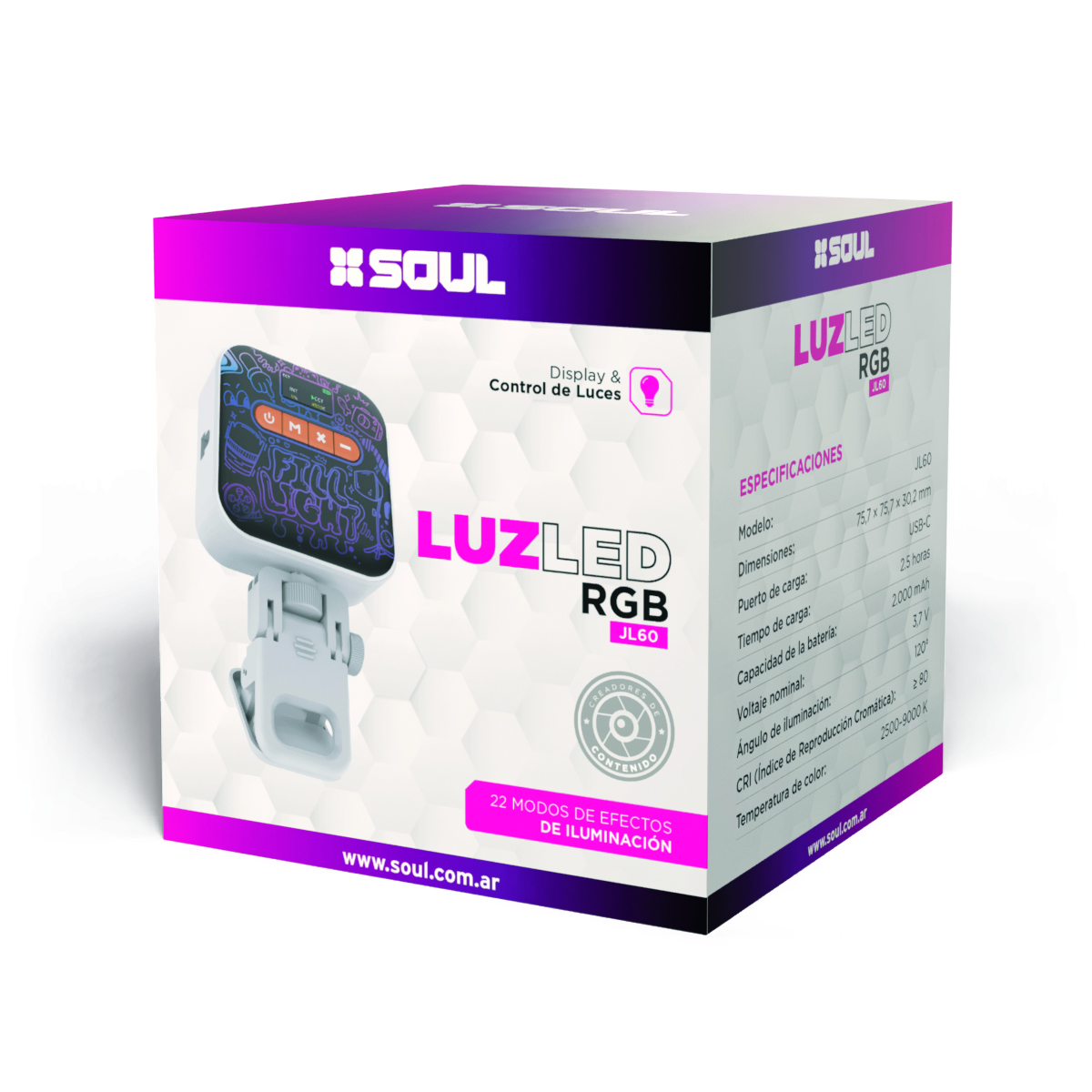 Luz Led RGB JL60