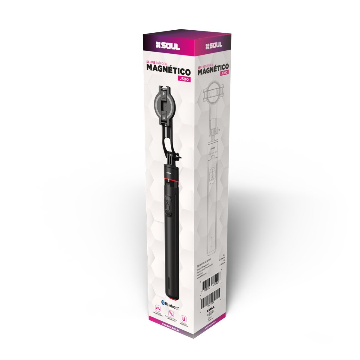 Selfie BT Magnético J500