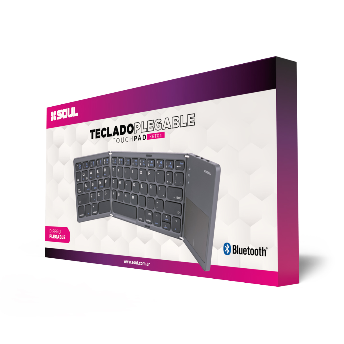 Teclado Plegable Touchpad KBT04