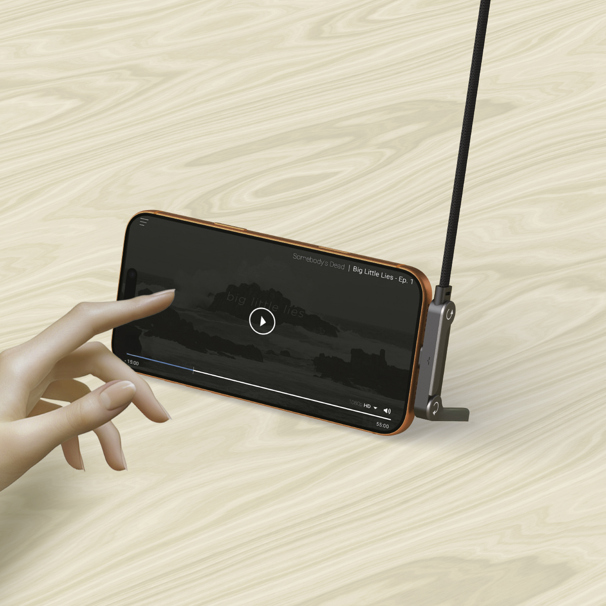 Cable de Datos con Soporte