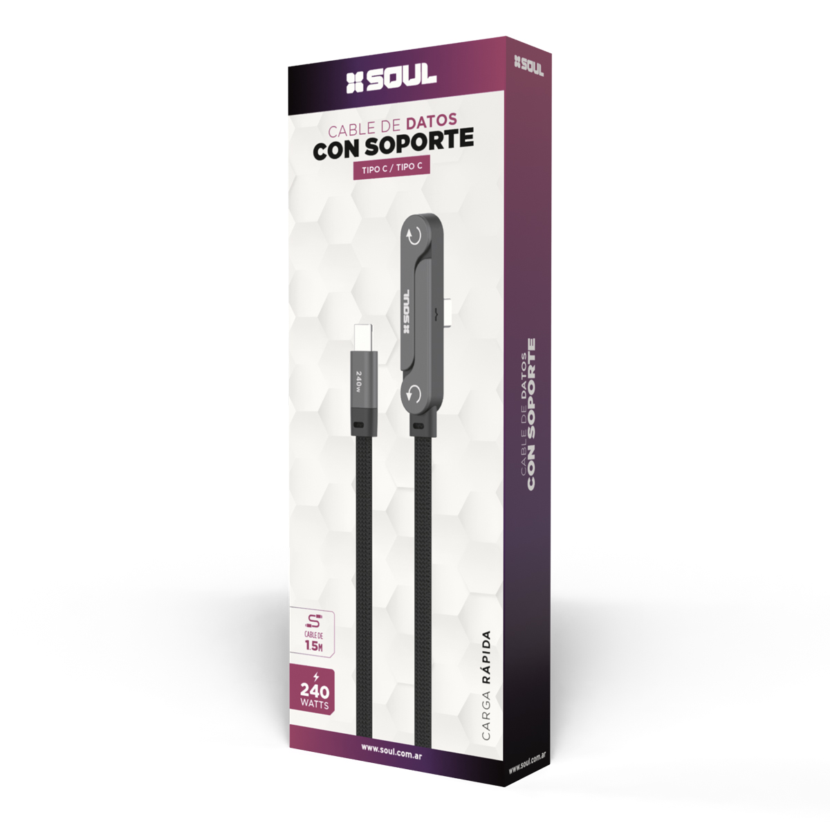 Cable de Datos con Soporte
