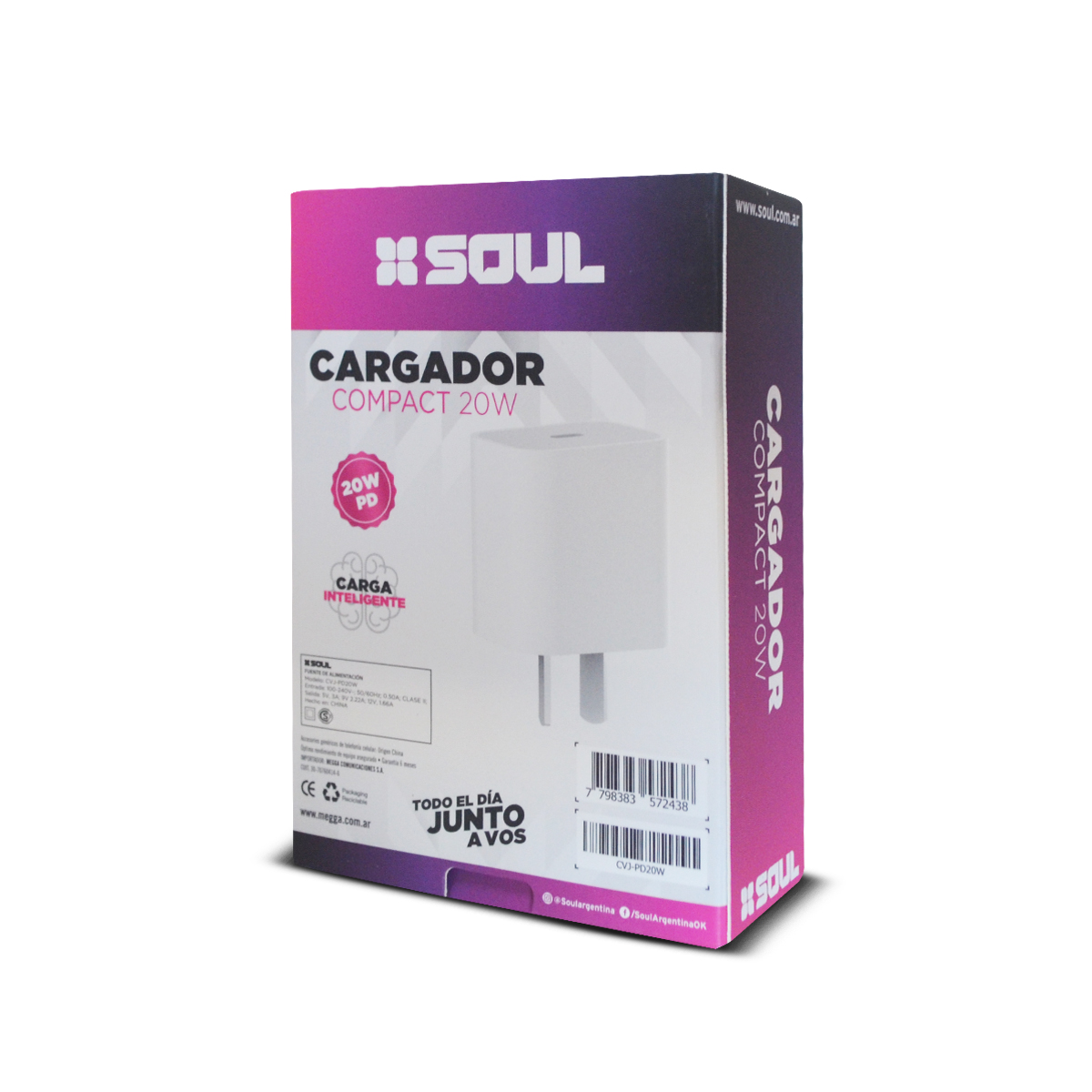 Cargador Compact 20W (Sin Cable)