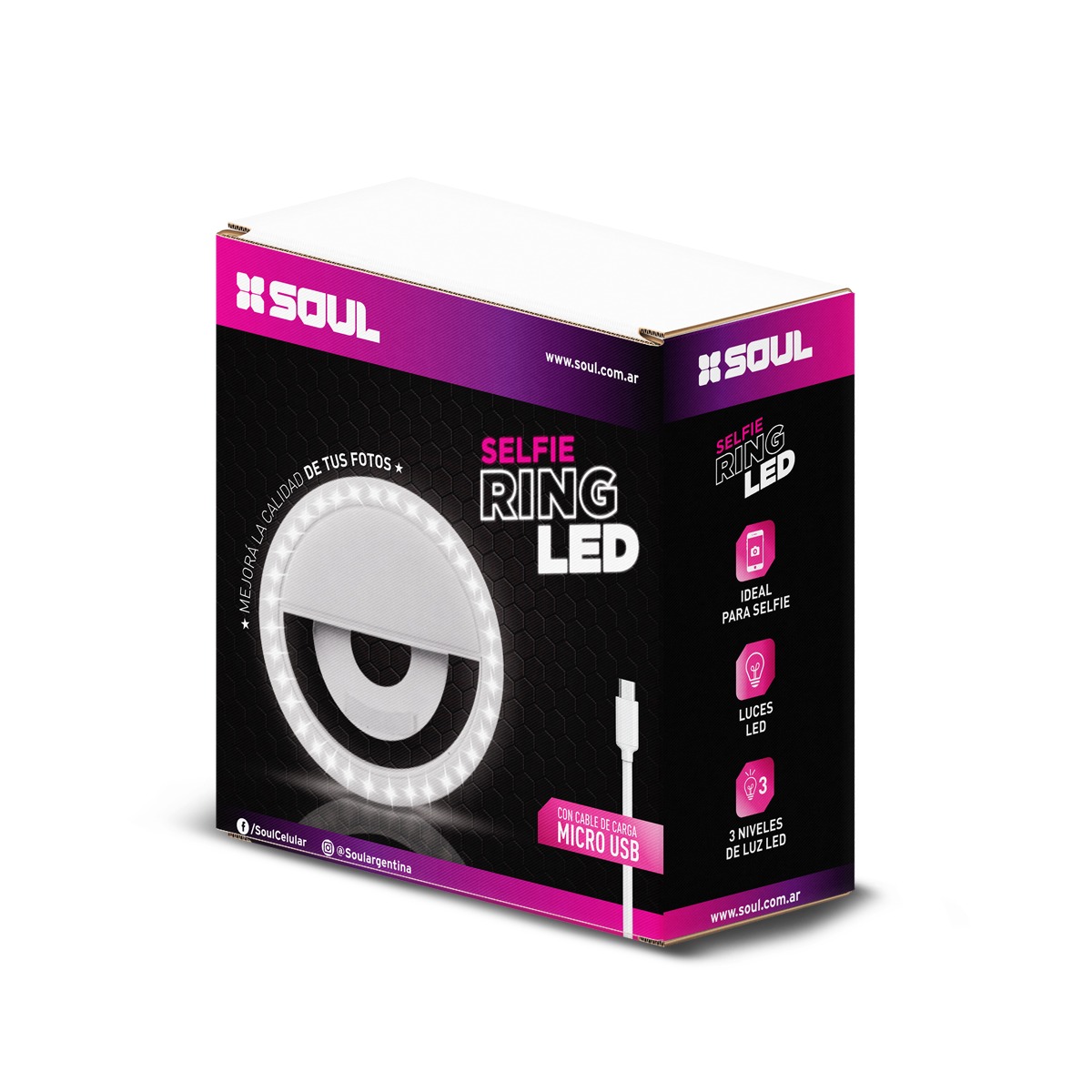 Anillo led 2025 celular