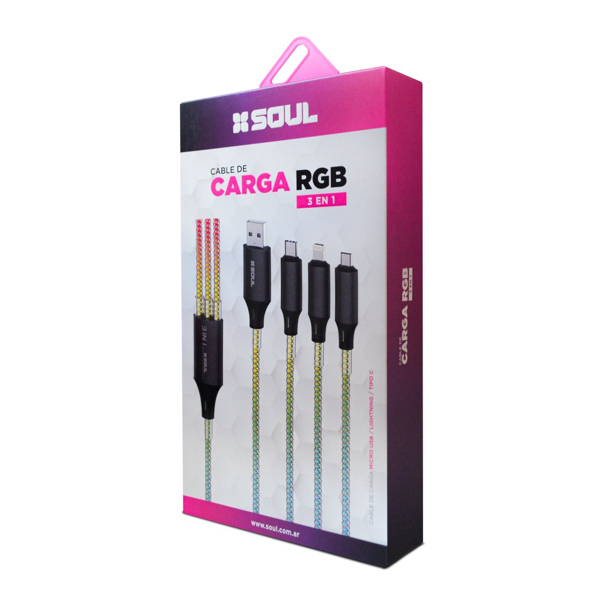 Cable de Datos RGB 3 en 1