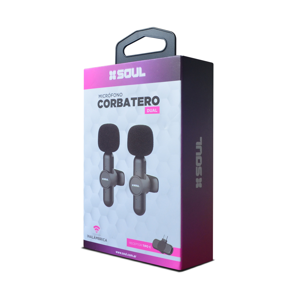 Micrófono Corbatero Dual