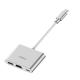 Av. Adaptador 3 en 1 (USB C - USB C+USB A+HDMI)